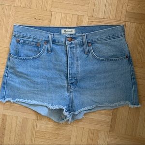 Madewell Denim Cut Off Shorts